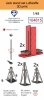 Omask 104815 Jack stand set Luftwaffe 3D print 1/48